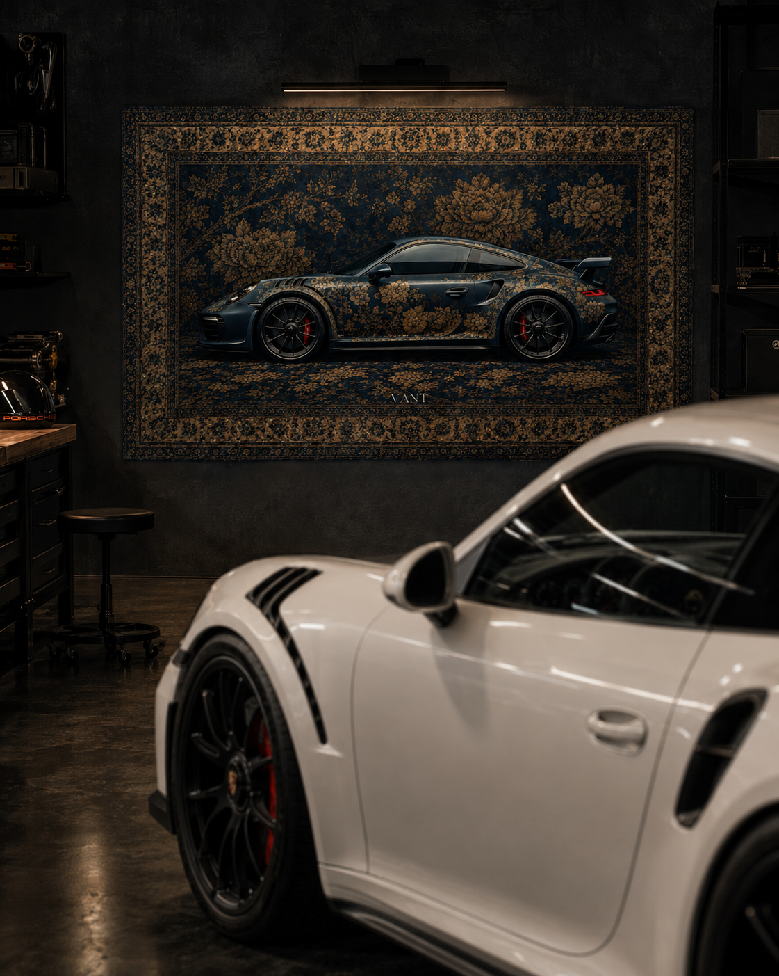 Porsche 911 GT3 RS Wall Rug