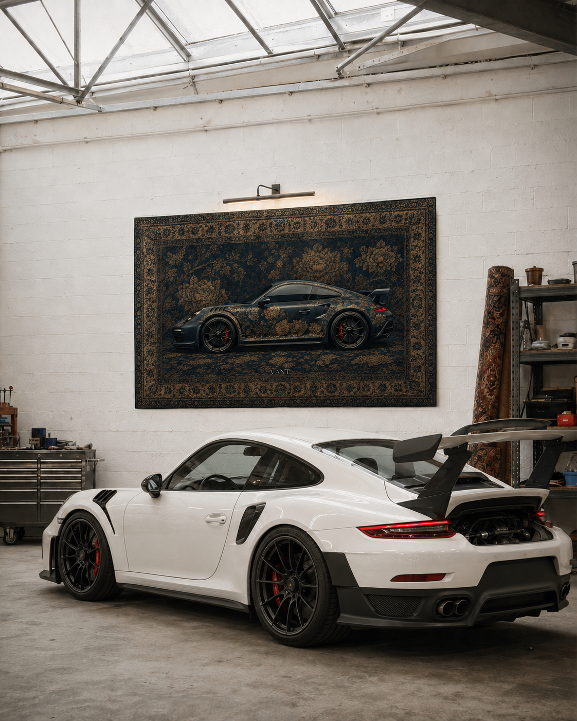 Porsche 911 GT3 RS Wall Rug