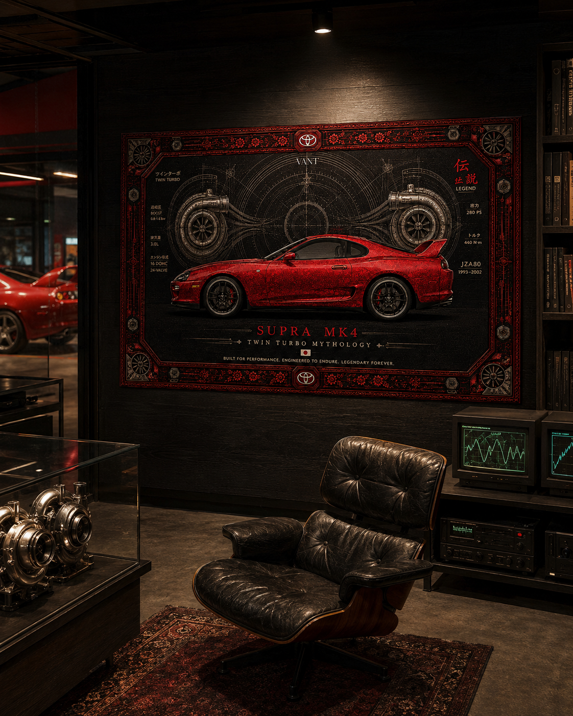 Toyota Supra MK4 Wall Rug