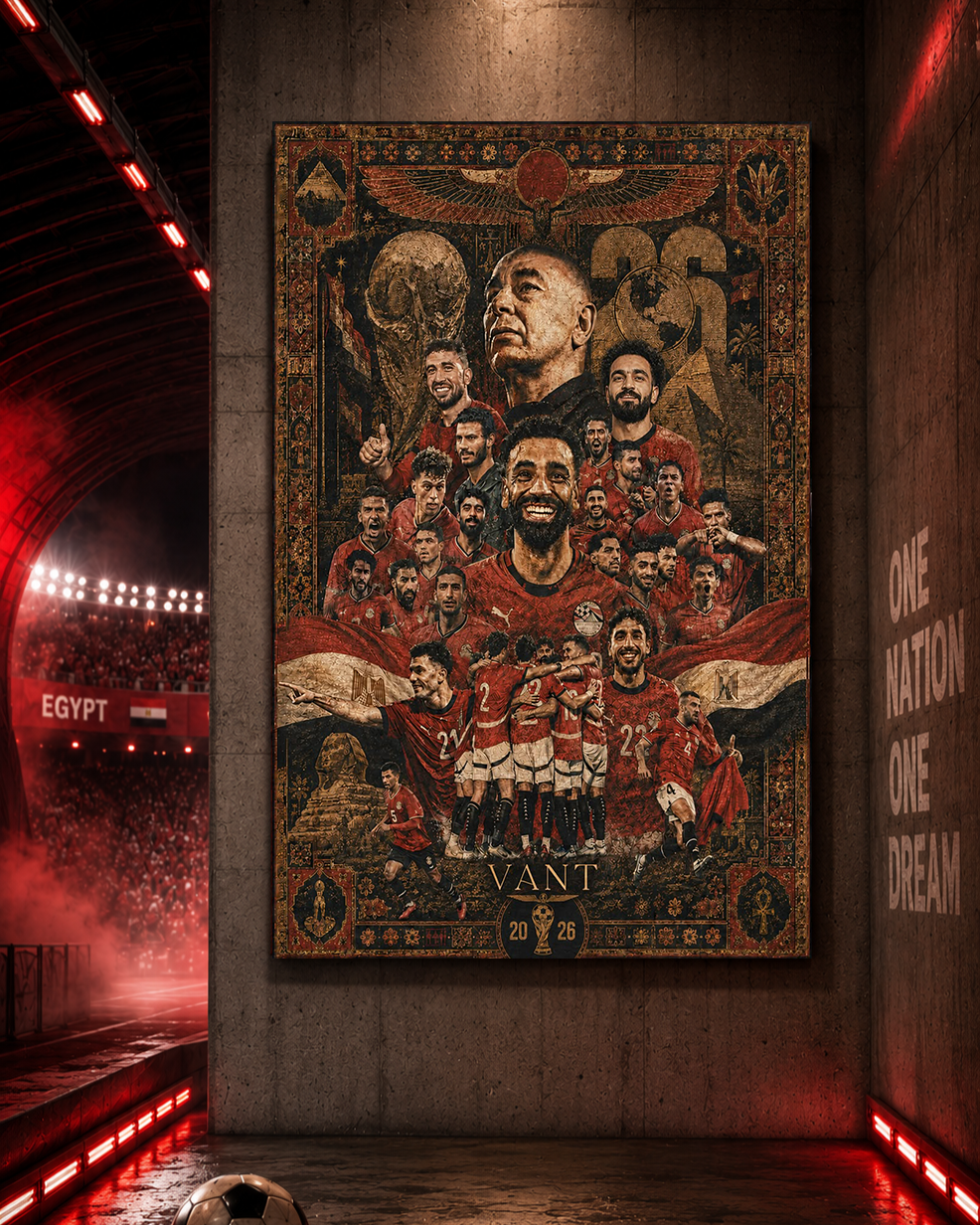 1 Egypt World Cup 2026 Wall Rug Limited Edition