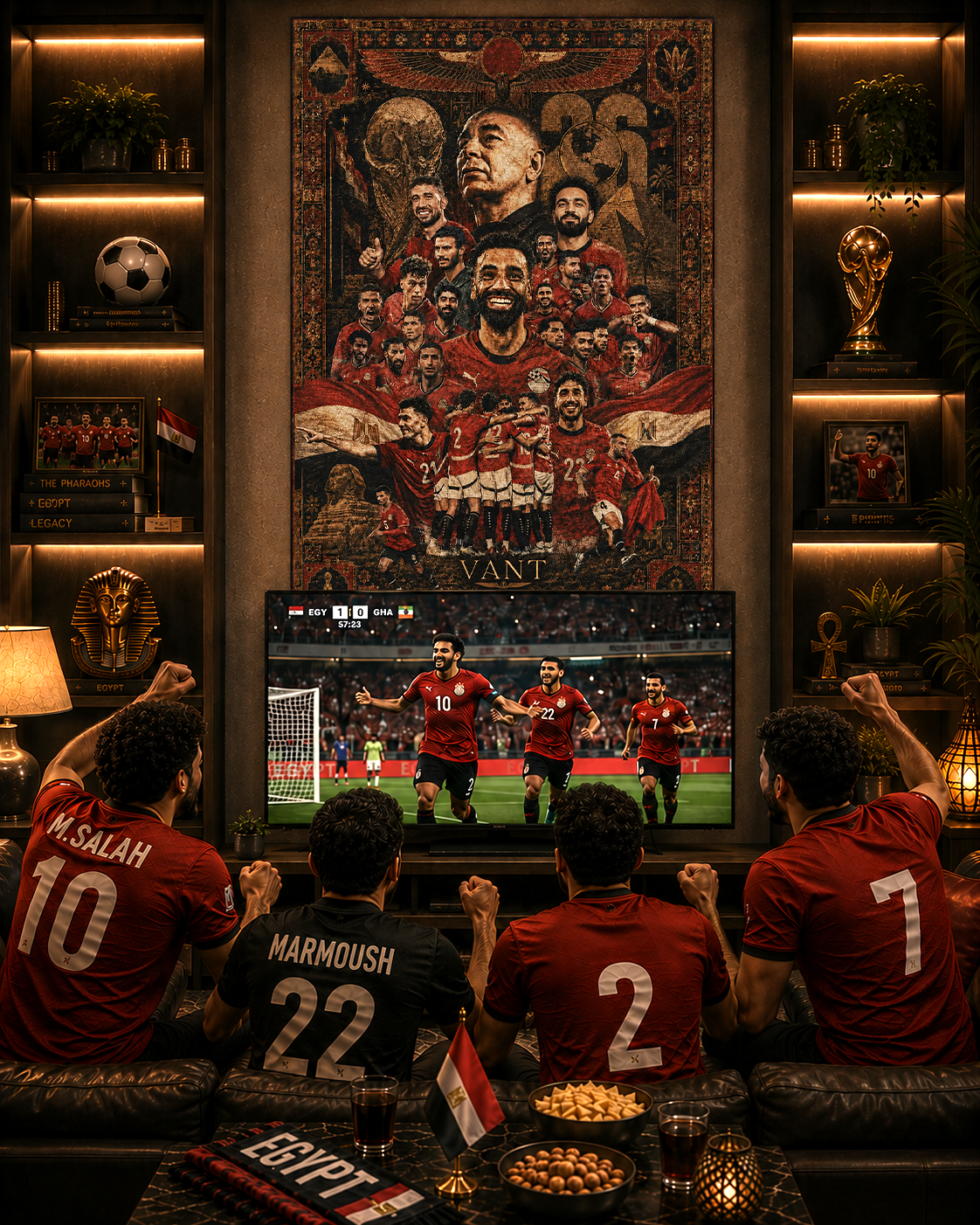 1 Egypt World Cup 2026 Wall Rug Limited Edition
