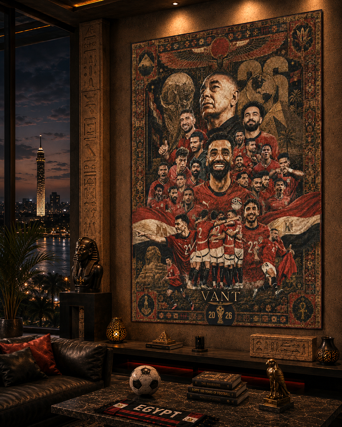 1 Egypt World Cup 2026 Wall Rug Limited Edition