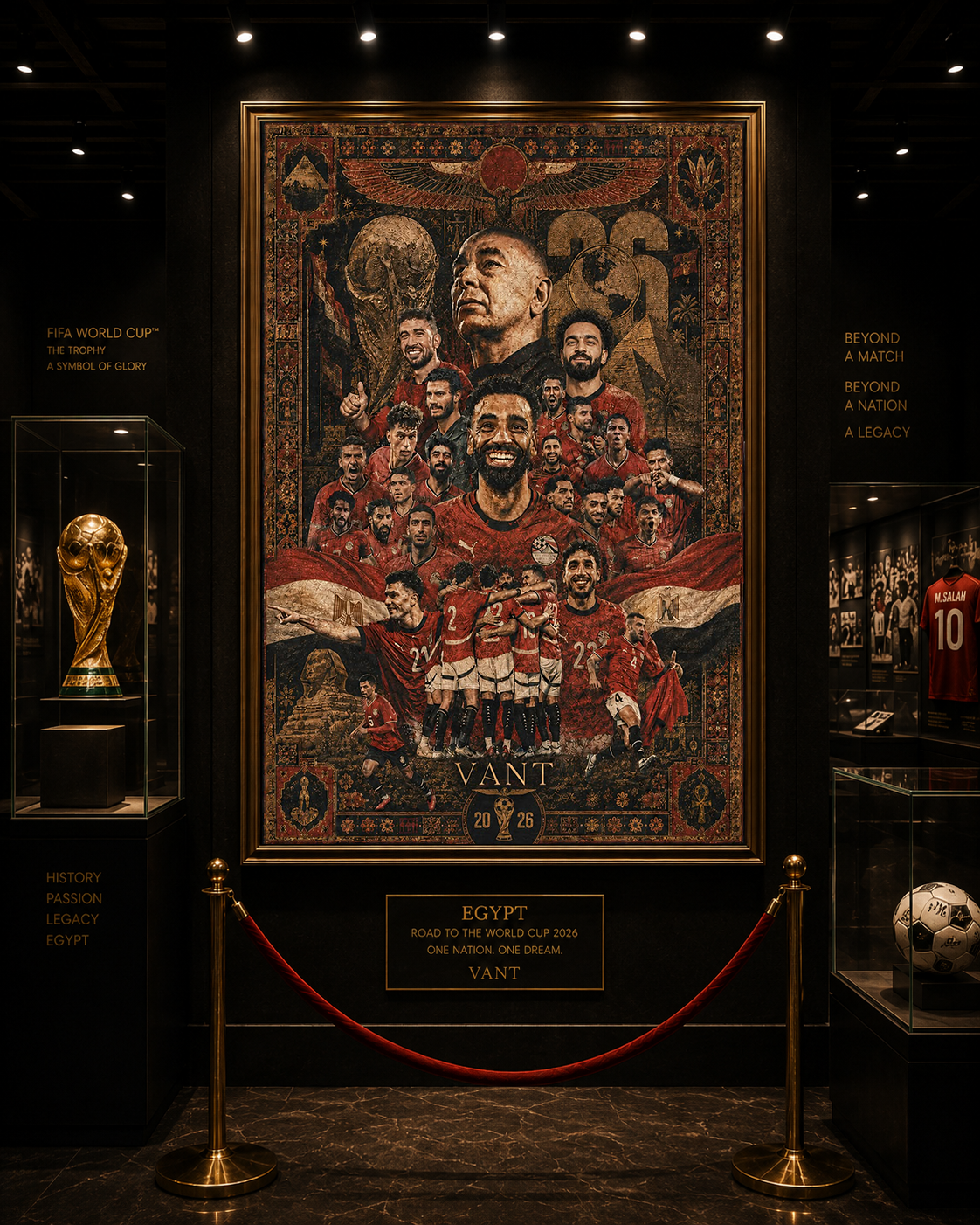 1 Egypt World Cup 2026 Wall Rug Limited Edition