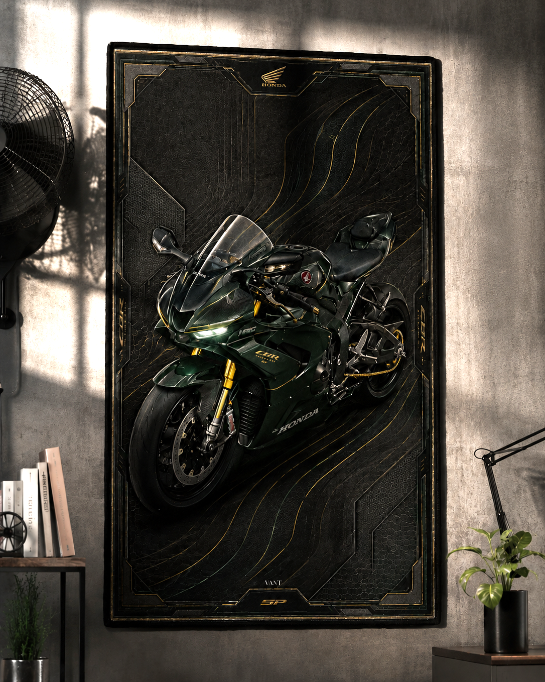 Honda CBR Superbike Wall Rug