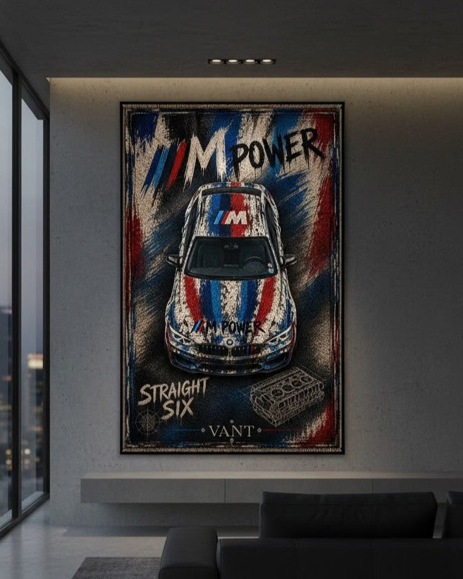 BMW Straight Six M Power Wall Rug