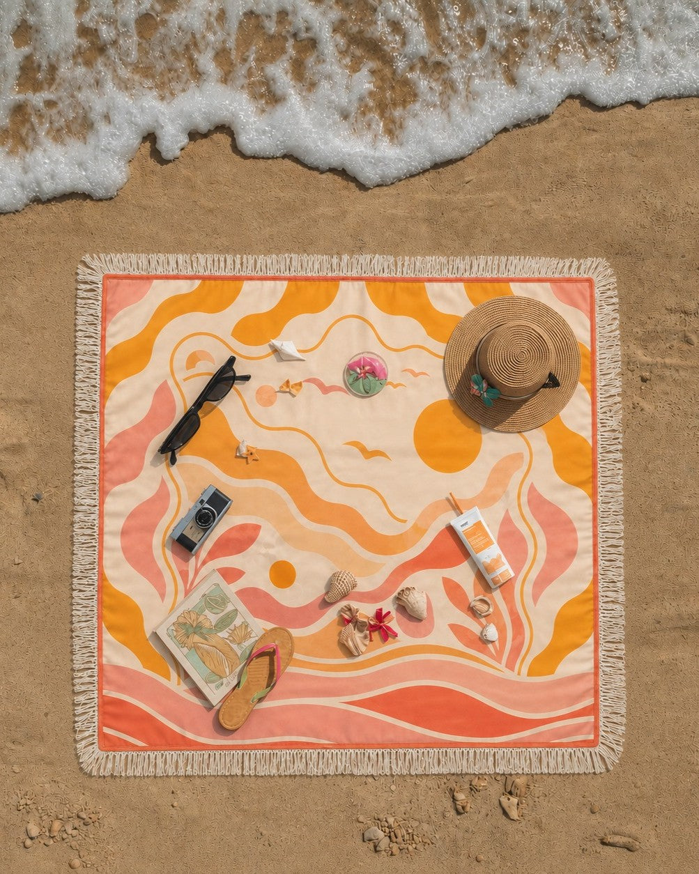 Golden Tide Beach Rug