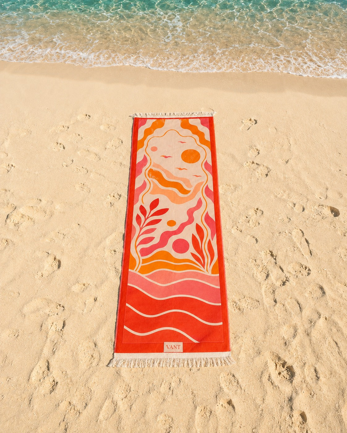 Sunset Solo Beach Rug