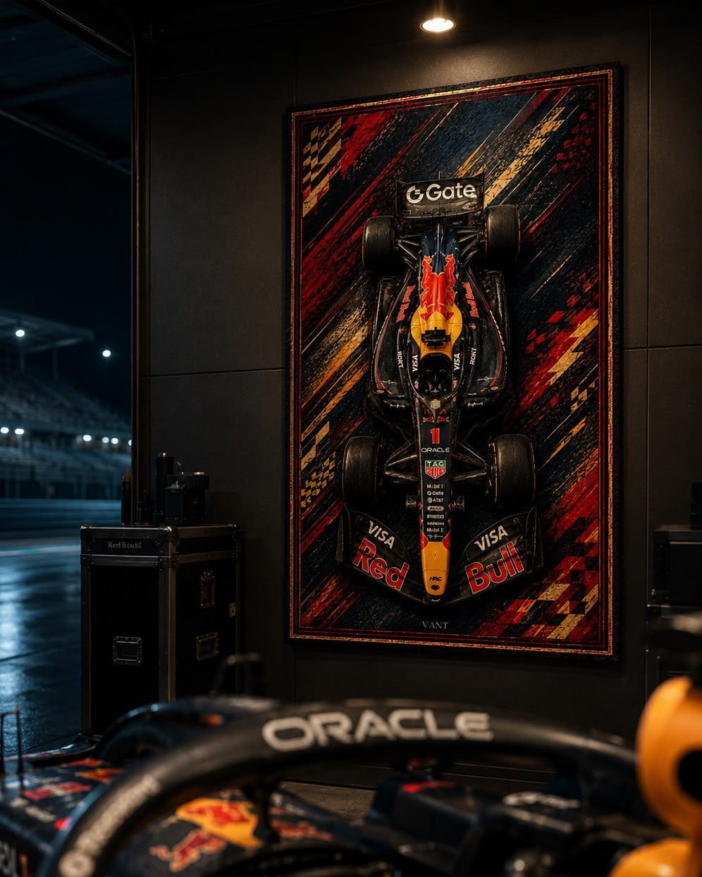 F1 Redbull Wall Rug