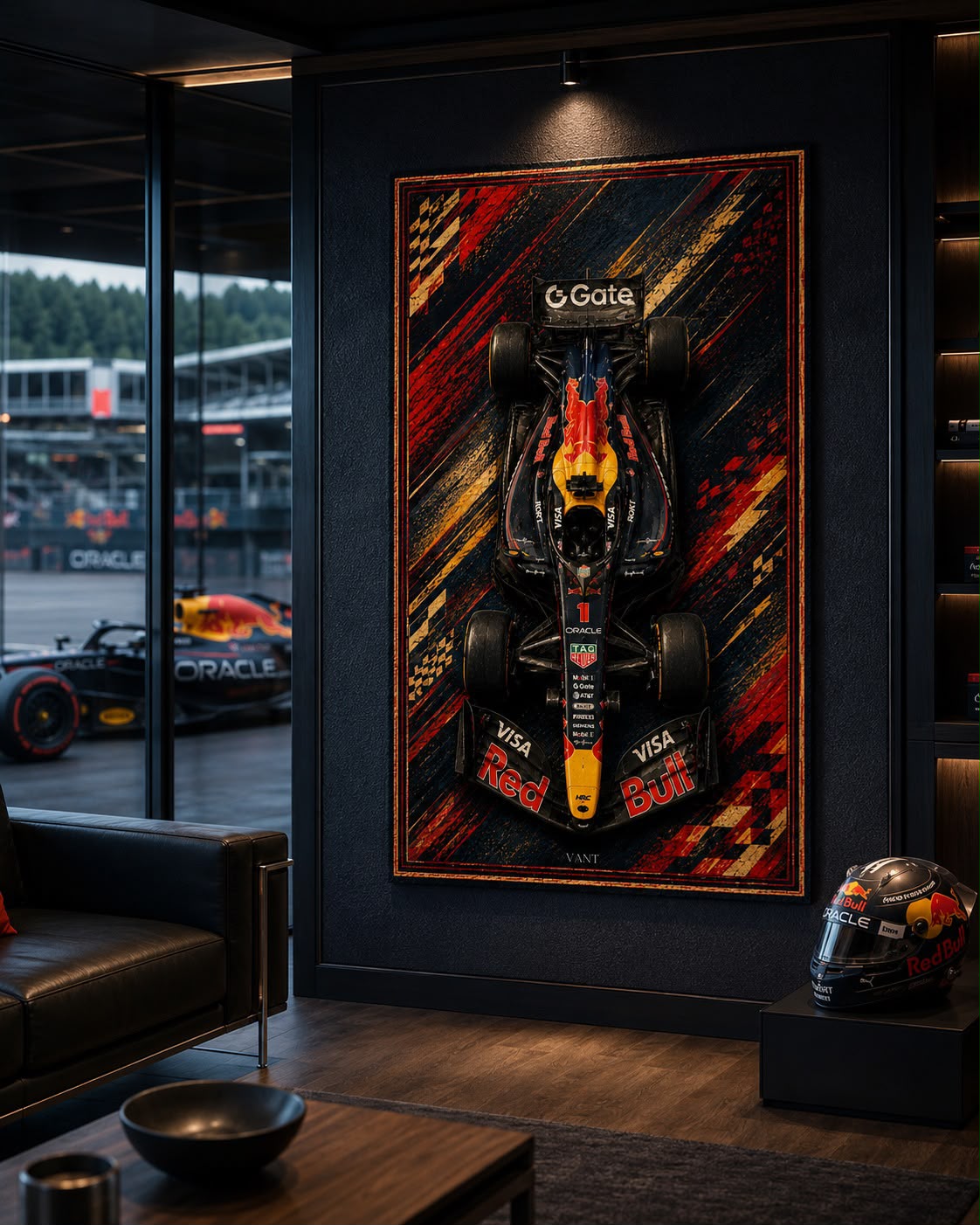 F1 Redbull Wall Rug