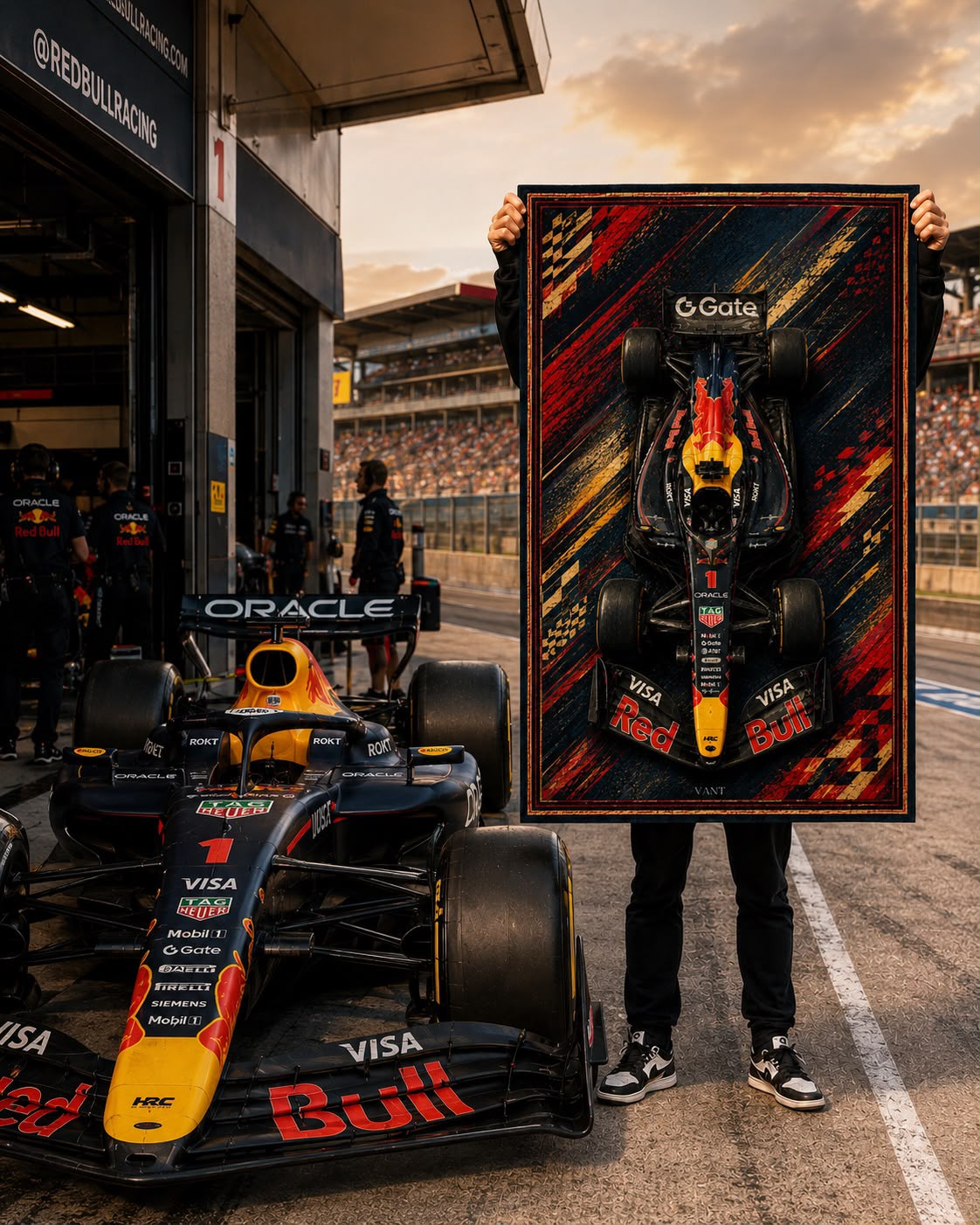 F1 Redbull Wall Rug