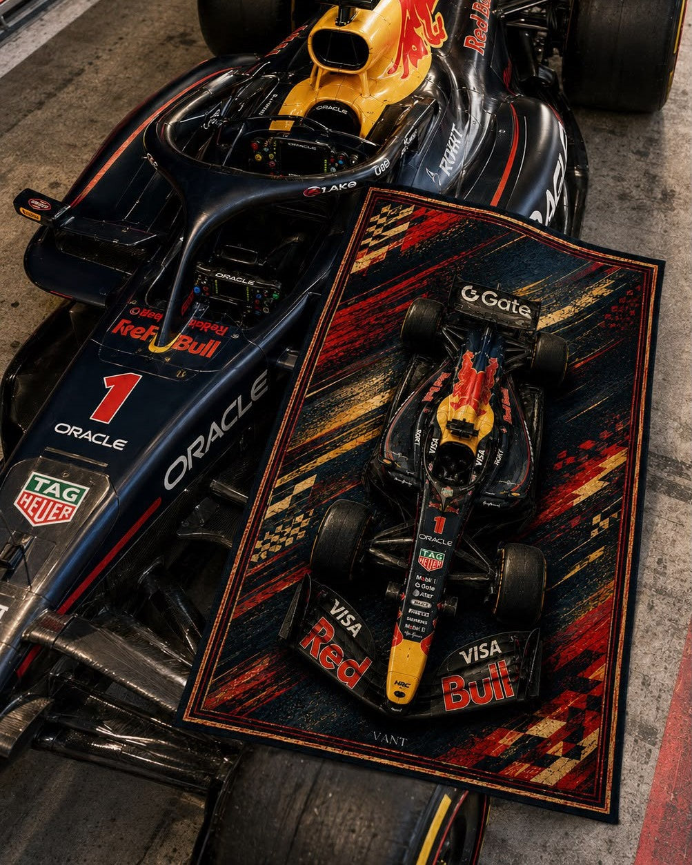 F1 Redbull Wall Rug