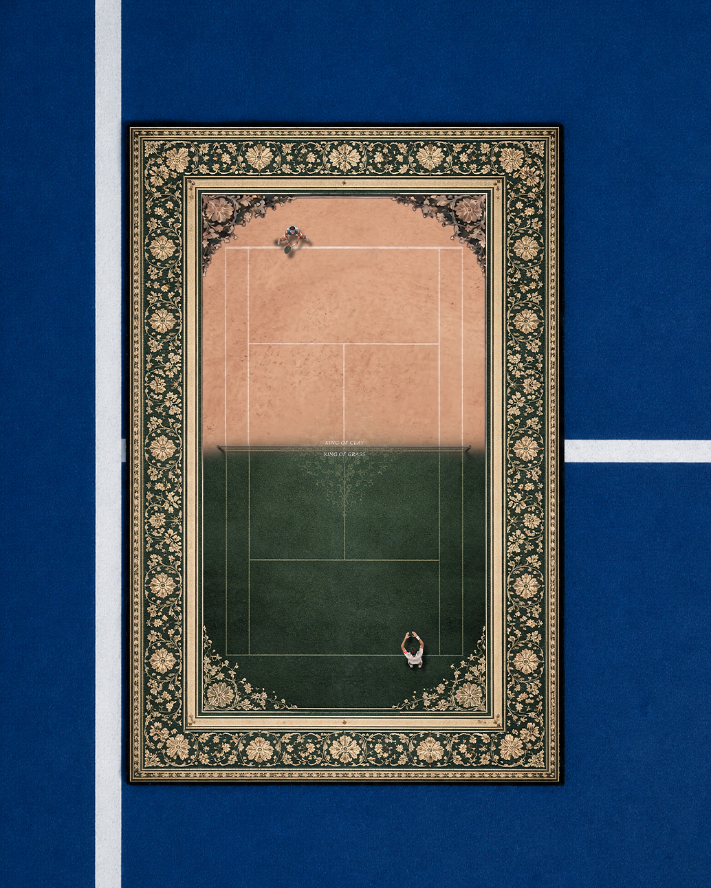 Tennis Court Wall Rug