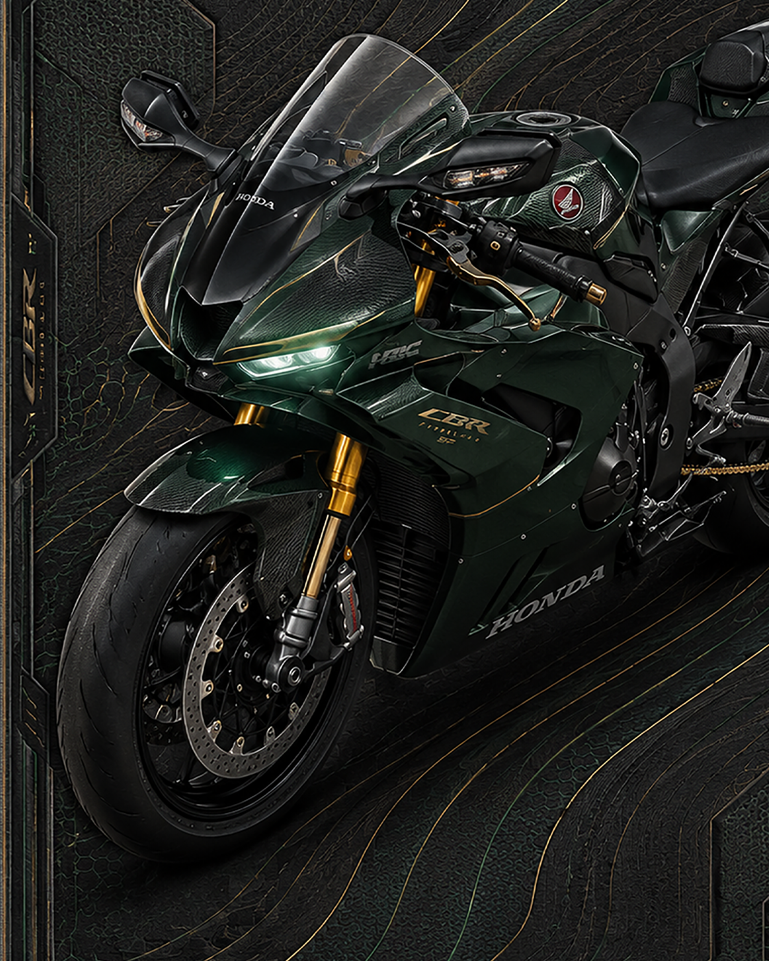 Honda CBR Superbike Wall Rug