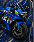 Suzuki Gixxer Superbike Wall Rug