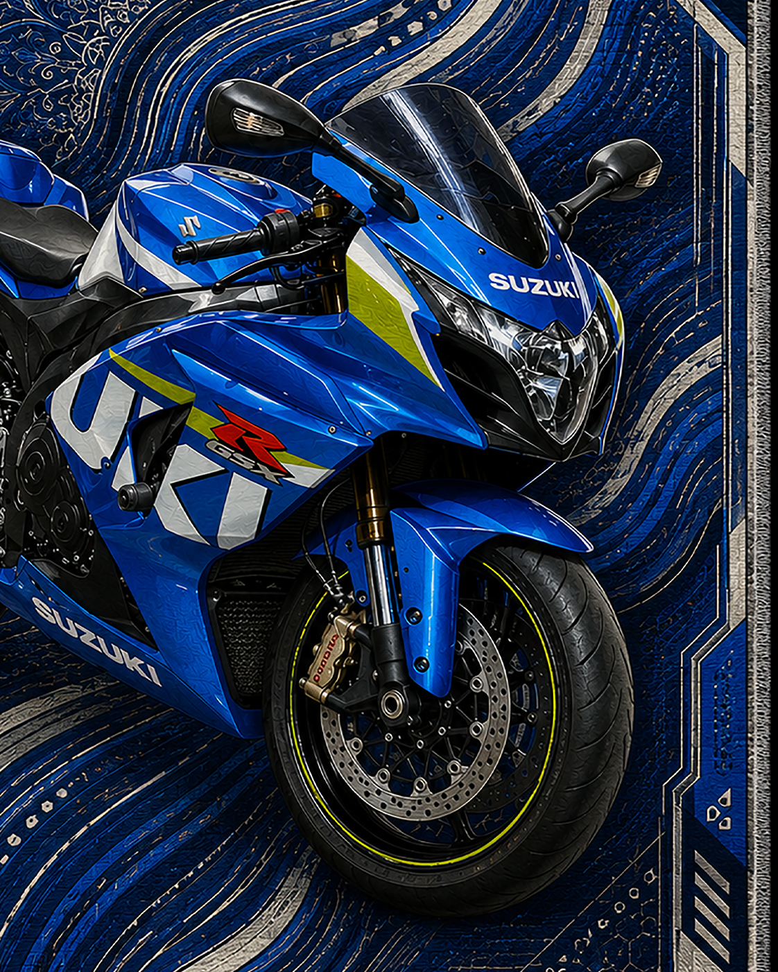 Suzuki Gixxer Superbike Wall Rug